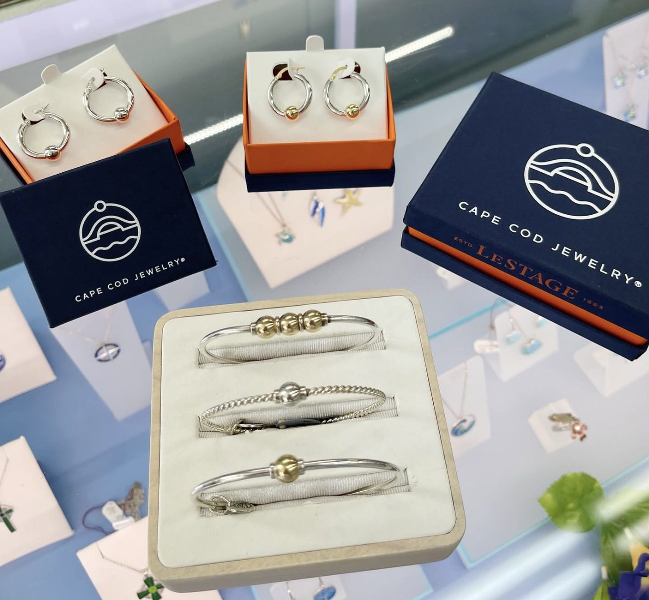 Cape Cod and enameled jewelry