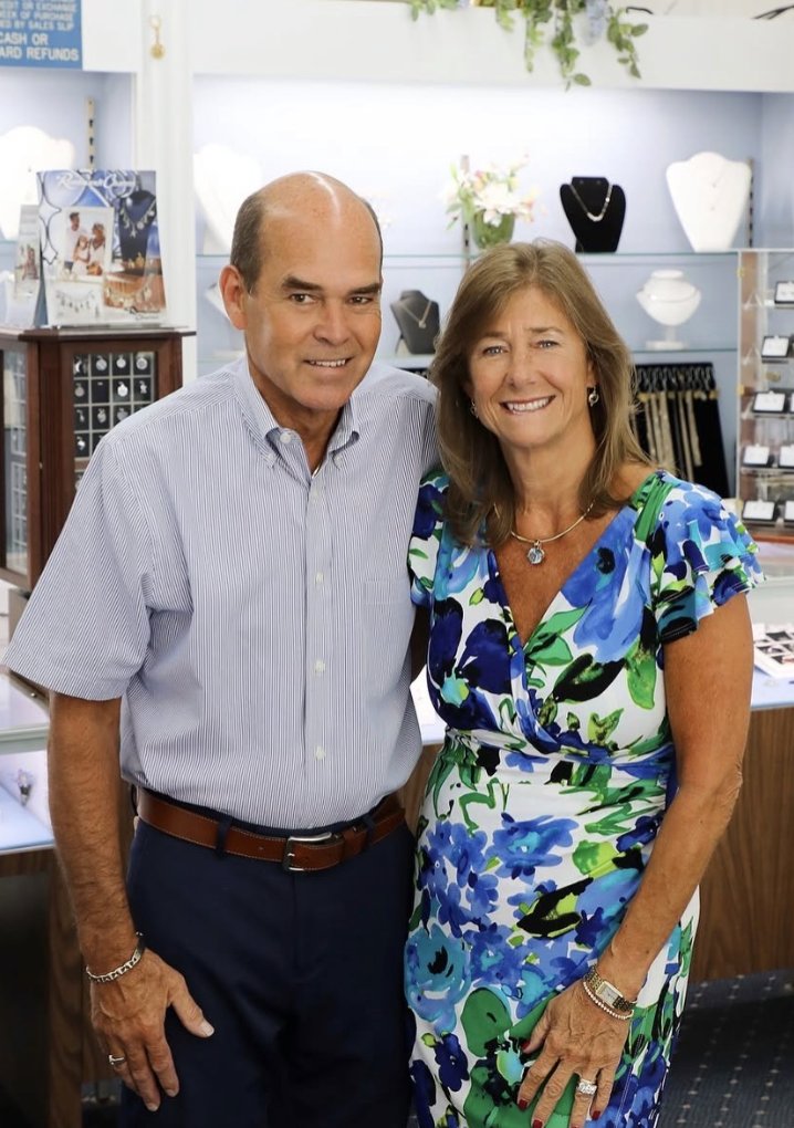 Michael and Lorraine Campbell, owners of The Whitney Gordon's Jewelers